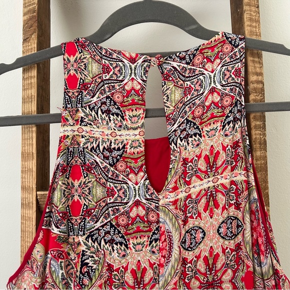 Lulu’s Design Major Red Print Swing Dress, size small, worn once. - Picture 5 of 5